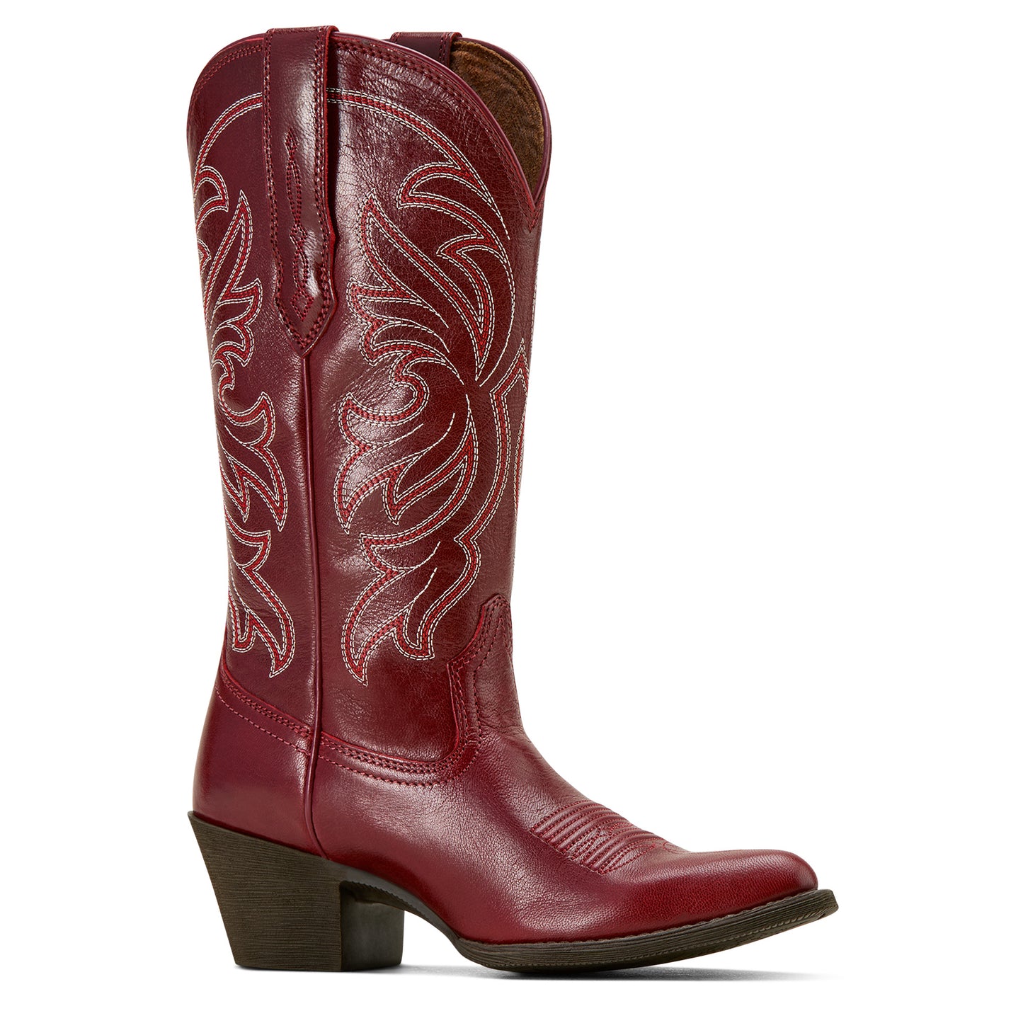 Ariat Womens Heritage J Toe Stretch fit Boot - Sangria
