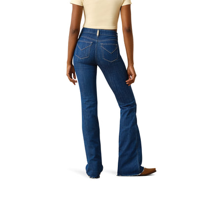 Ariat Women's High Rise Slim Trouser - Daisy Rinse