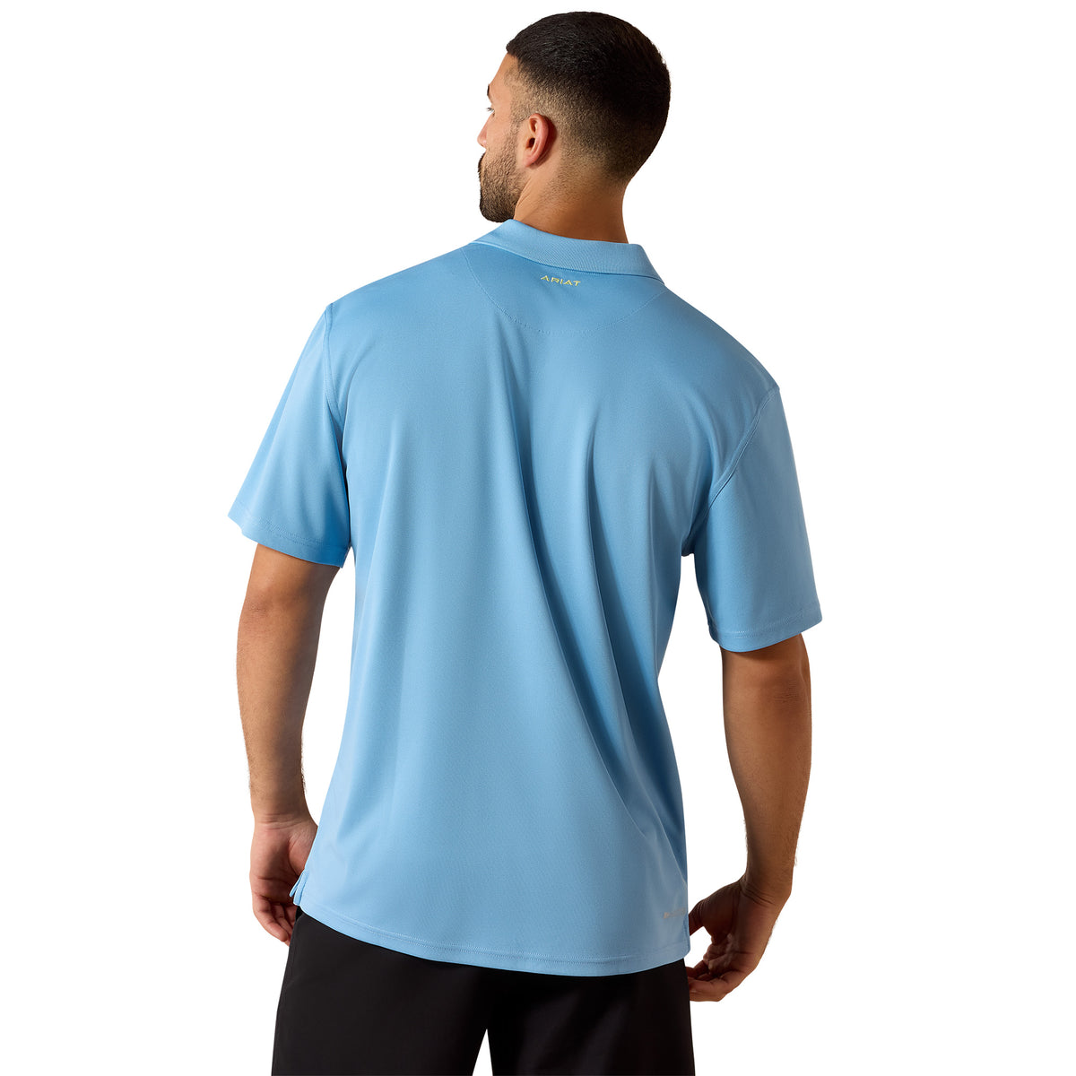 Ariat Men's Tek Short Sleeve Polo - Blissful Blue