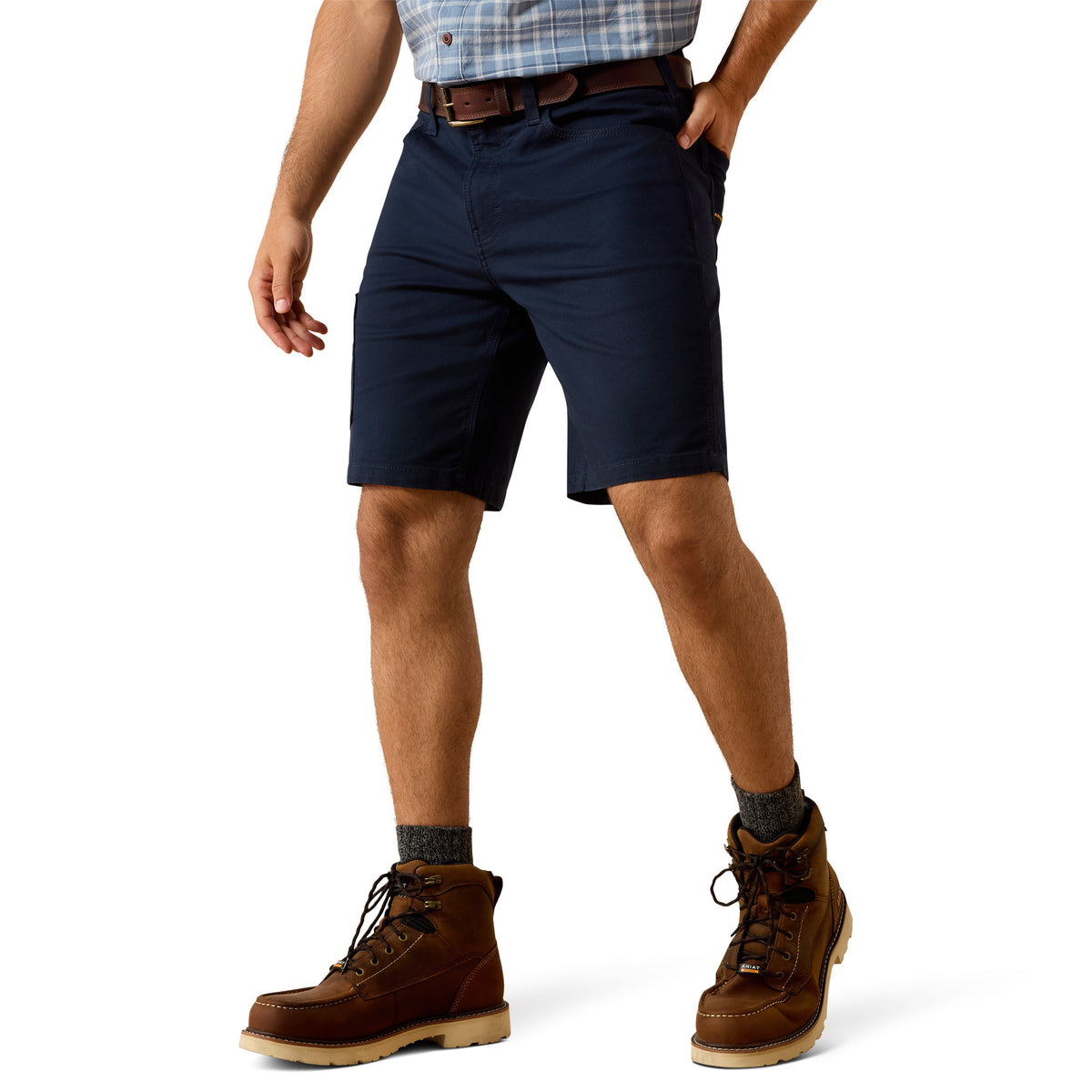 Ariat Men's Rebar Made Tough Durastretch 10" Short - Dark Navy