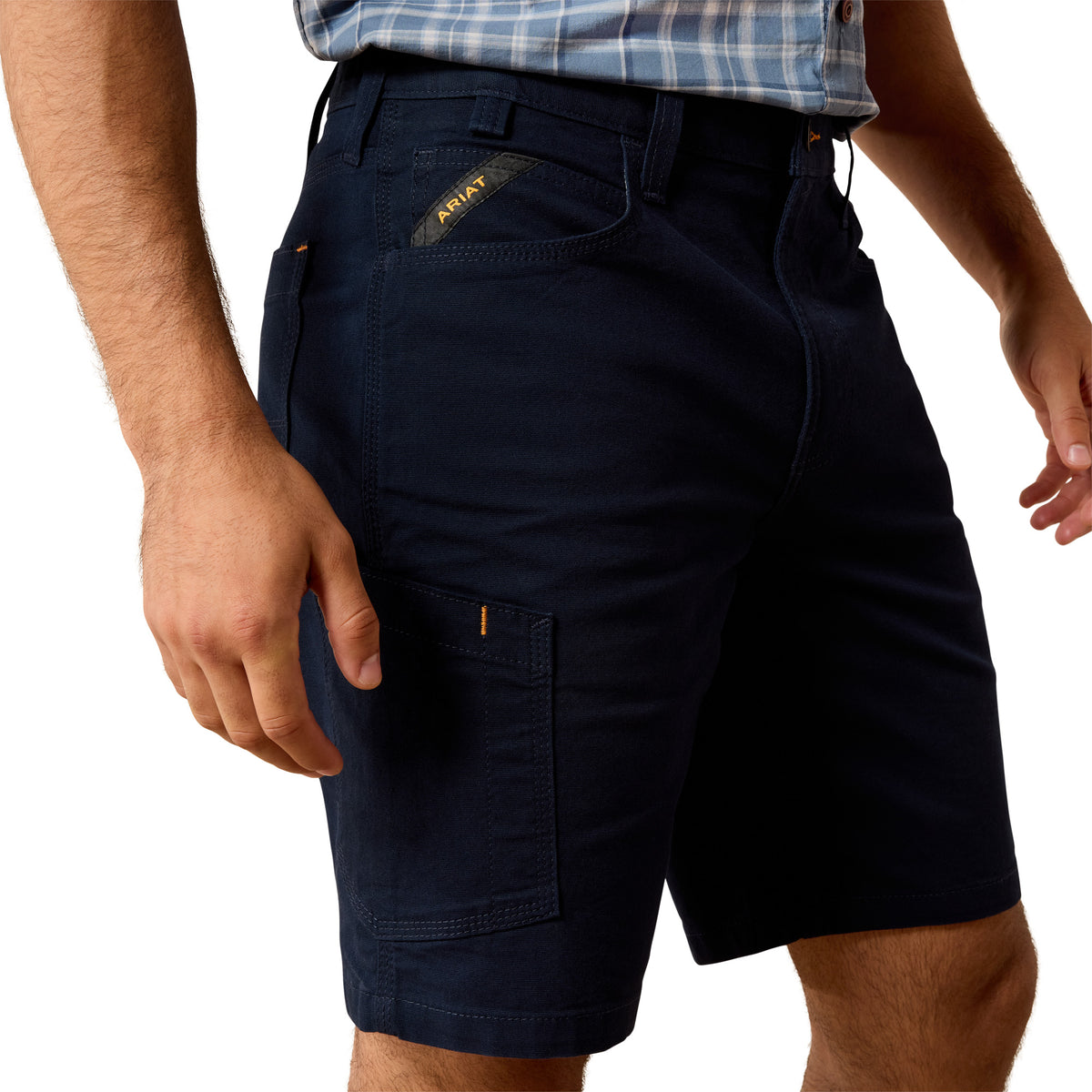 Ariat Men's Rebar Made Tough Durastretch 10" Short - Dark Navy