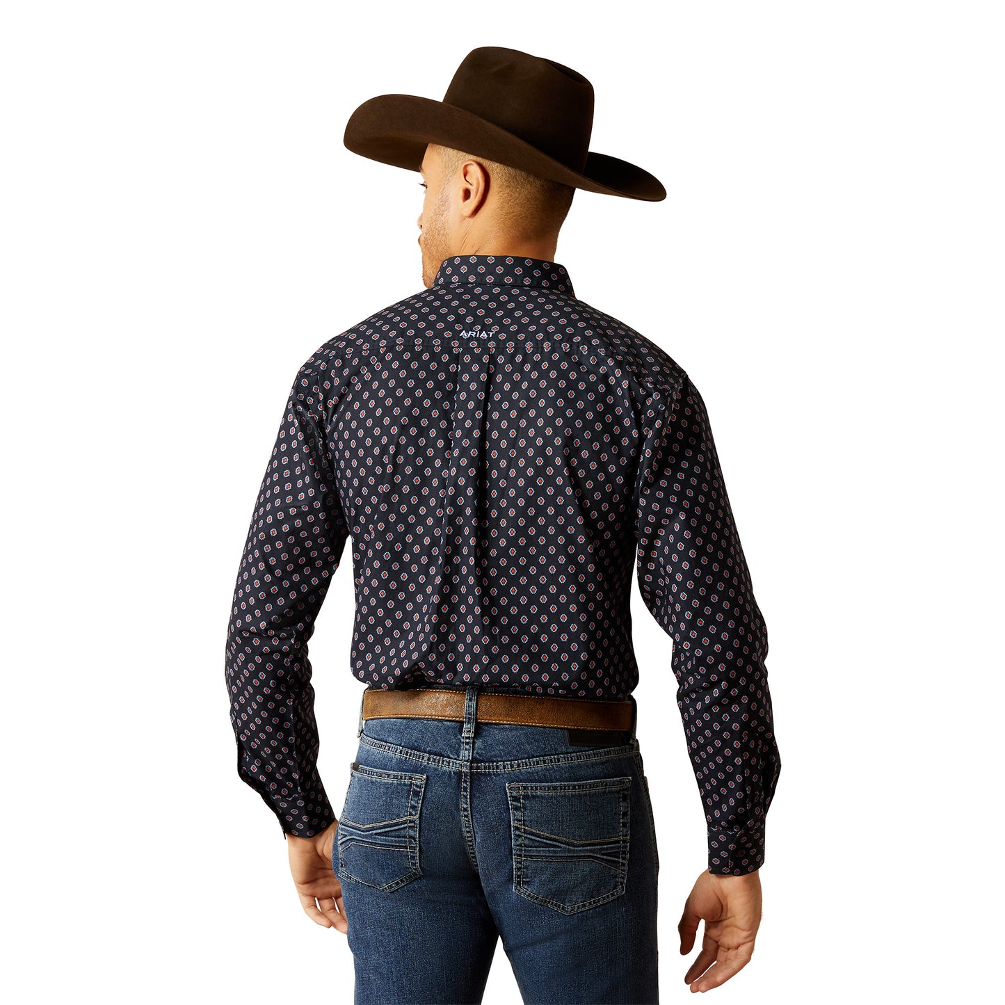 Ariat Mens Taylor Long Sleeve Shirt - Dark Blue