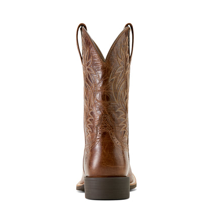 Ariat Men's Sport Western Wide Square Toe Dark Tan