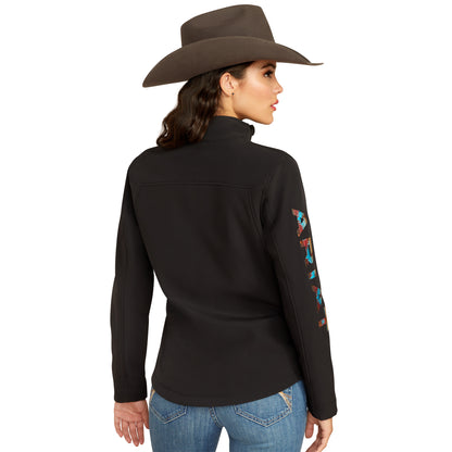 Ariat Womens New Team Softshell Jacket - Black Serrano