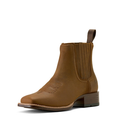 Ariat Womens Booker Chelsea Western Boot - Distressed Brown
