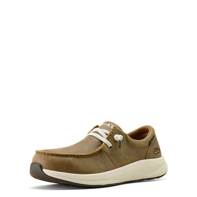 Ariat Womens Buckeye Steel Toe Work Shoe - Brown Bomber
