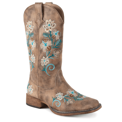 Roper Women's Bailey Bouquet Brown/ Blue Floral 09-021-1903-3872