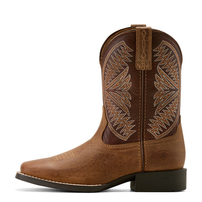 Ariat Youth Kid's Ruidoso Pearl/Chocolate Brown
