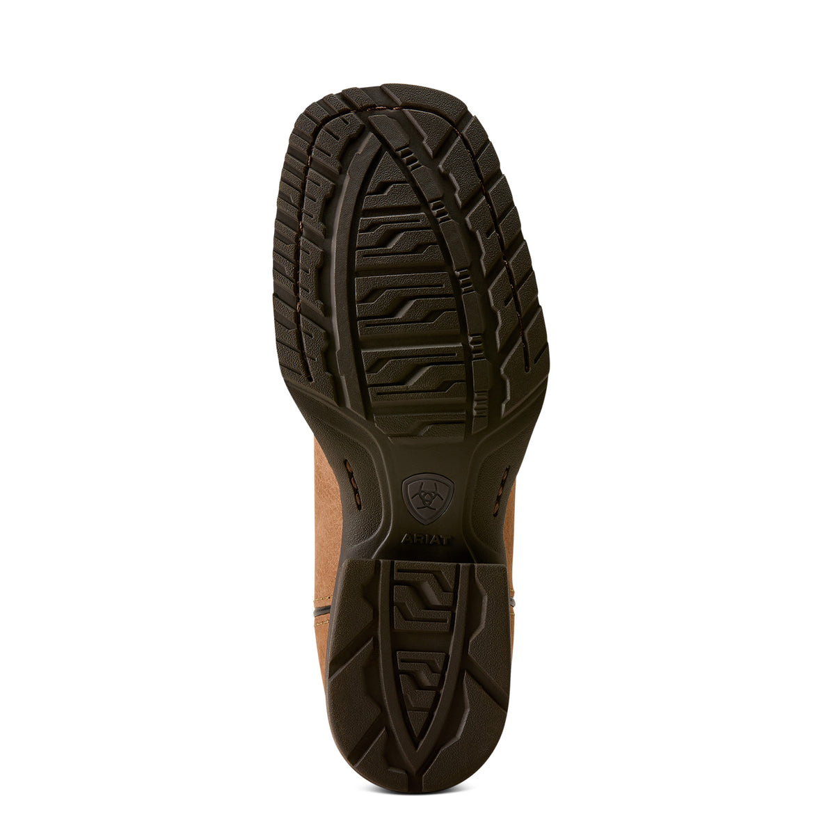 Ariat Kid's Hybrid Rancher Wide Square Toe Western Boot - Dusted Brown/ Black
