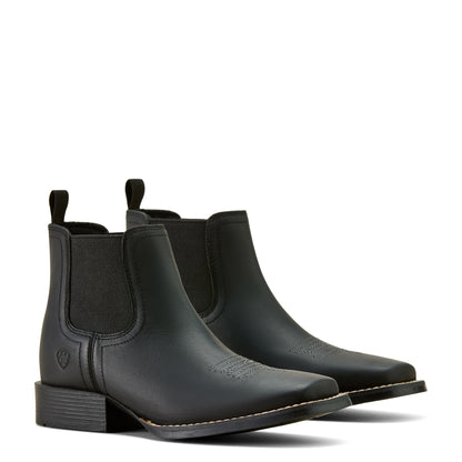 Ariat Youth Booker Chelsea Western Boot -Tricorn Black
