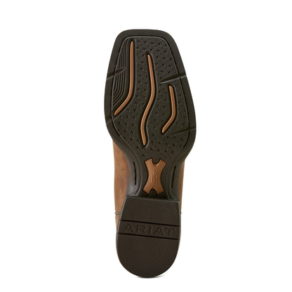 Ariat Men's Sport Steer Skull Sandstorm/ Bitter Chocolate