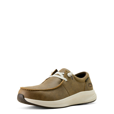 Ariat Mens Buckeye Steel Toe Work Shoe - Brown Bomber