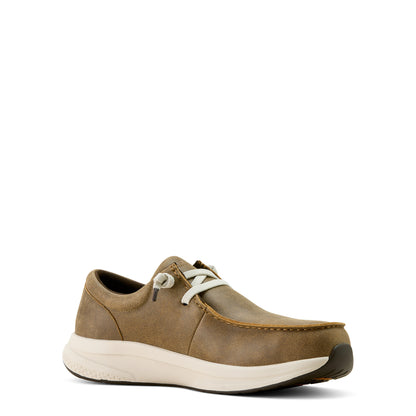Ariat Mens Buckeye Steel Toe Work Shoe - Brown Bomber