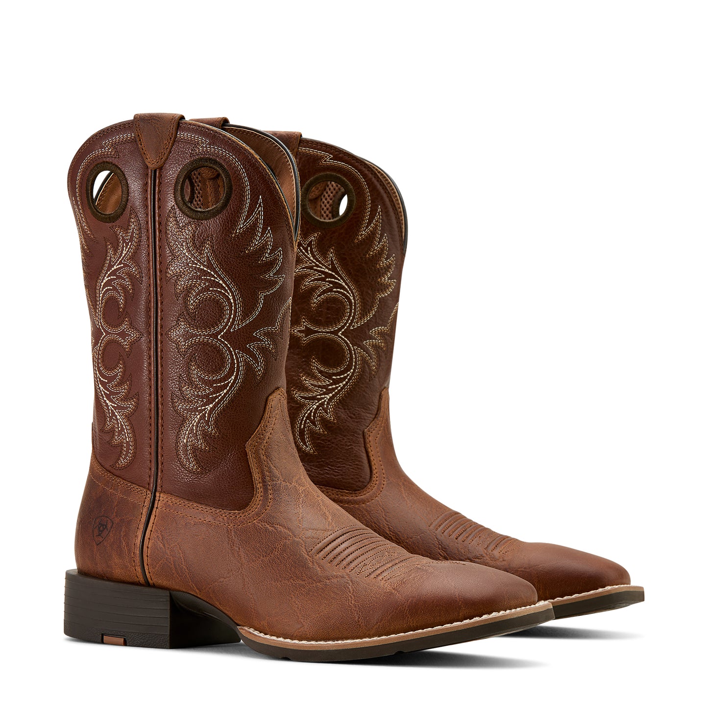 Ariat Mens Sport Rodeo Aged Tan Elephant Print / Luna Tan