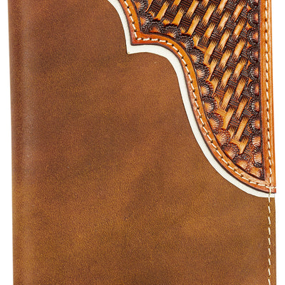 Ariat Rodeo Wallet - Basket Weave Overlay