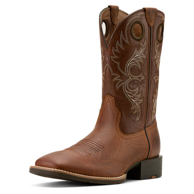 Ariat Mens Sport Rodeo Aged Tan Elephant Print / Luna Tan