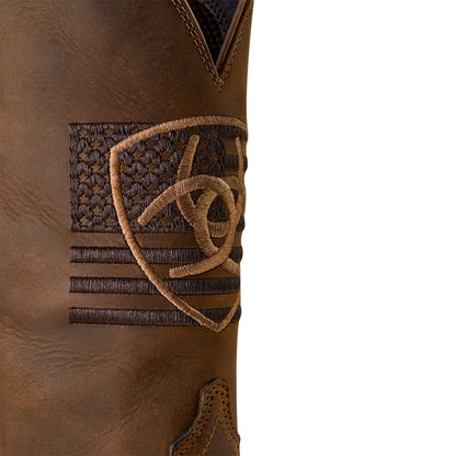 Ariat Mens Sport Freedom Cowboy Boot - Distressed Brown
