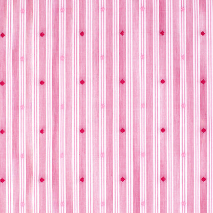 Just Country Girls Harper Half Button Workshirt - White/ Hot pink Stripe GWLS2543