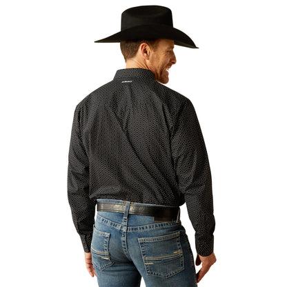 Ariat Mens Pro Series Carmine long Sleeve Snap Shirt Black