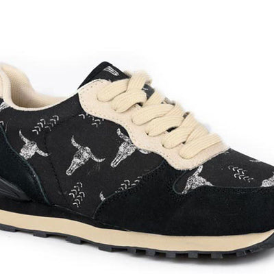 Roper Women's Giddy Up Black Longhorn 09-021-1797-3707