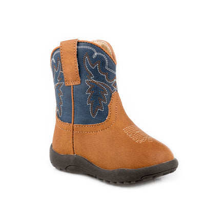 Roper Infants Cowbaby Heritage - Tan/Navy 09-016-1900-3621