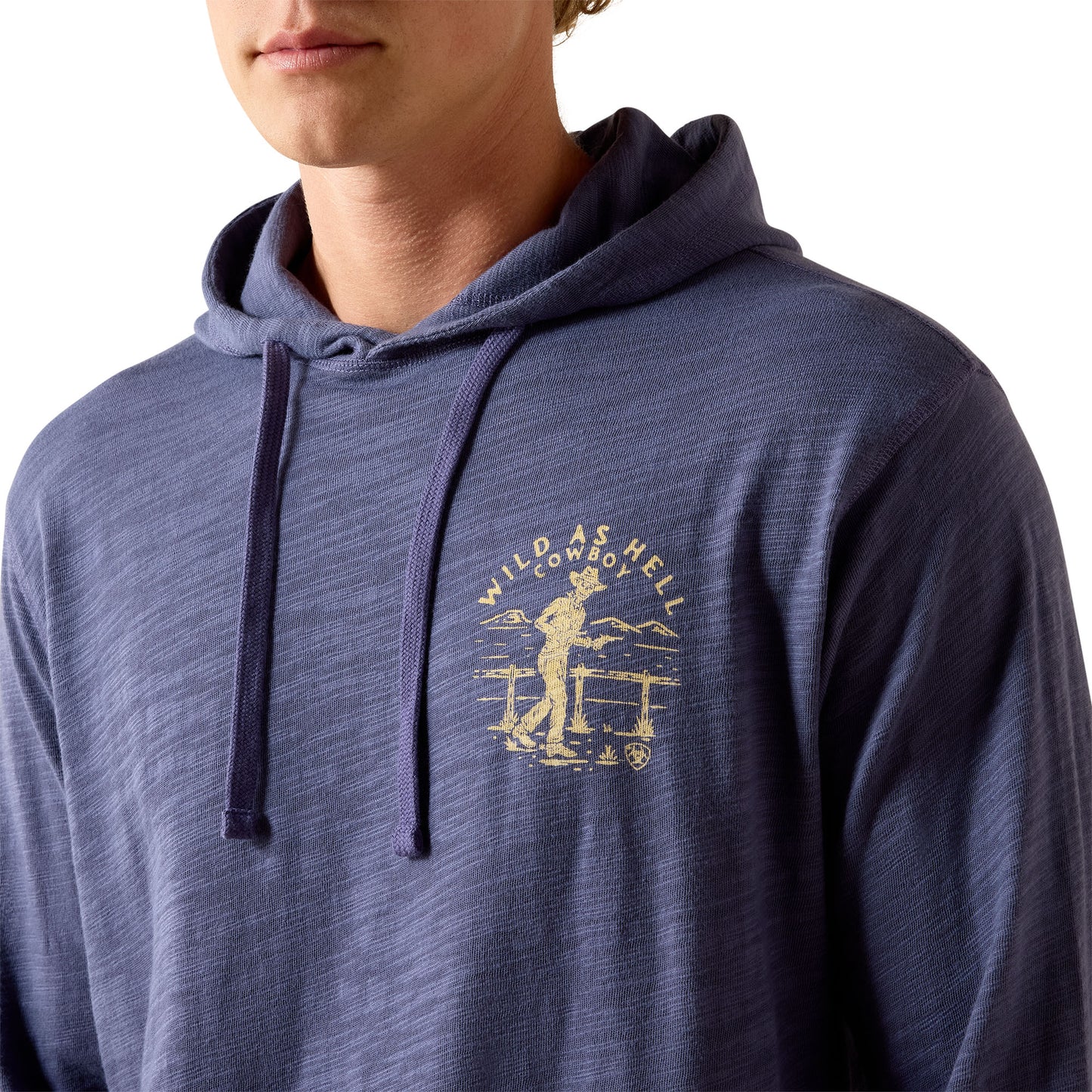 Ariat Men's Lightweight Retro Hoodie - Nightshadow