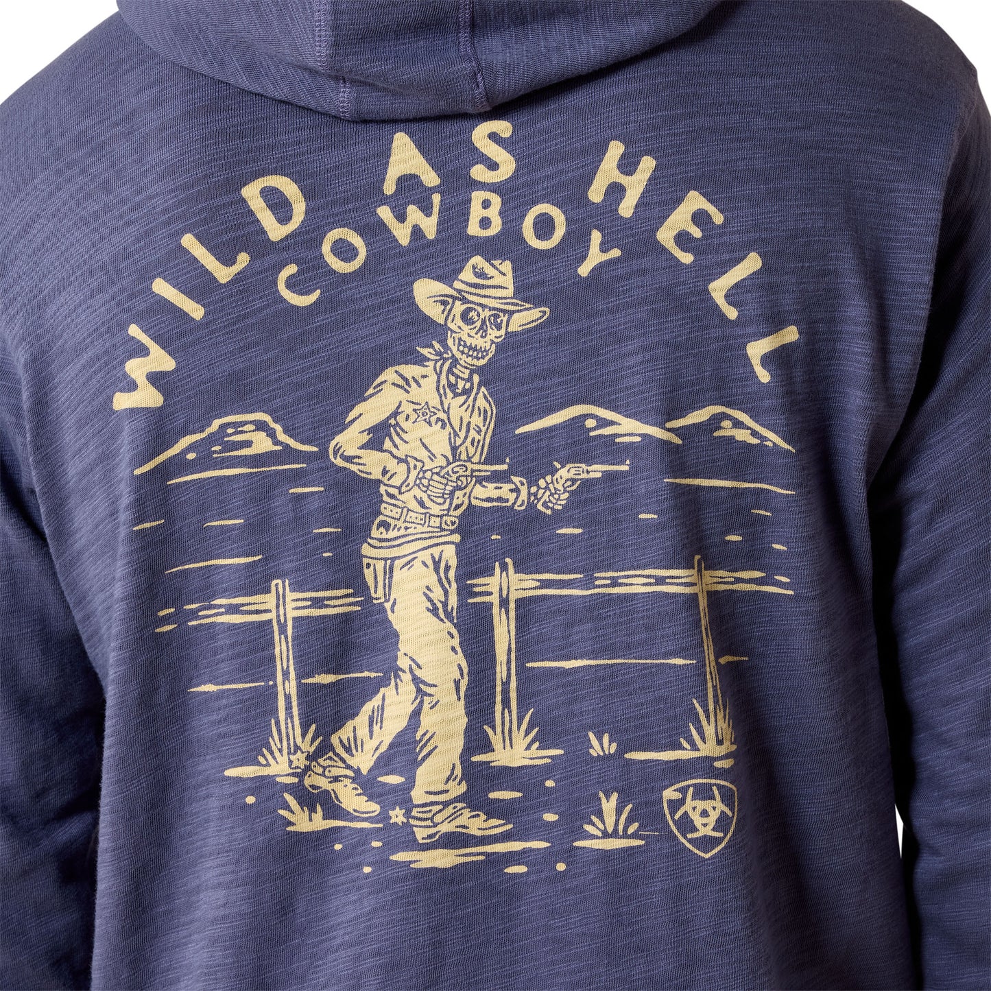 Ariat Men's Lightweight Retro Hoodie - Nightshadow