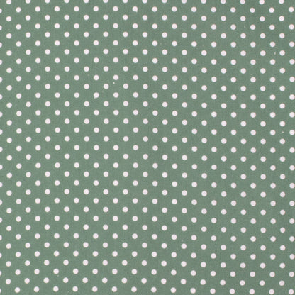 Just Country Infant Frankie Short Sleeve Full Button Jumpsuit -  Eucalyptus & White Mini Spots