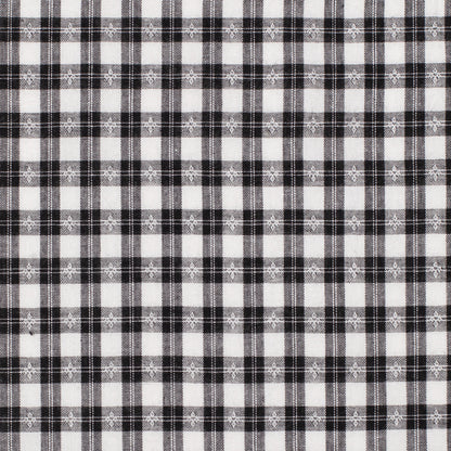 Just Country Carlee Doubled Sided Scarf -Mustard & White Check/Black & White Check