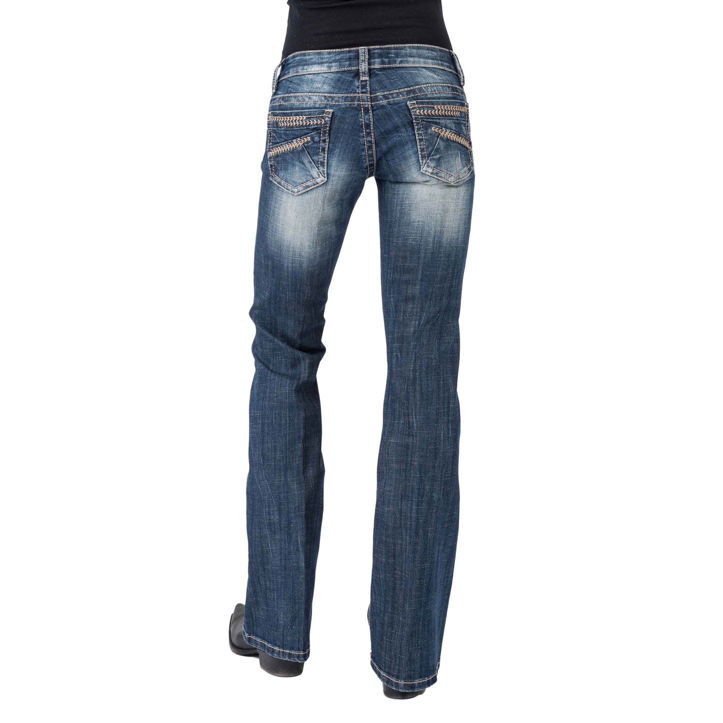 Stetson Women's Denim 818 Contemporary Boot Cut - Piercing Blue 11-054-0816-0385