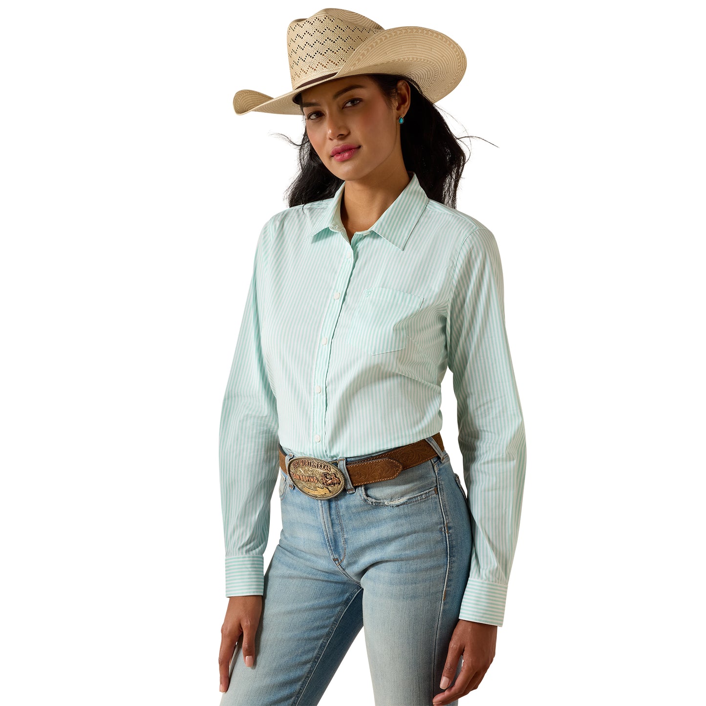 Ariat Women's Kirby Long Sleeve Shirt - Holiday Stripe