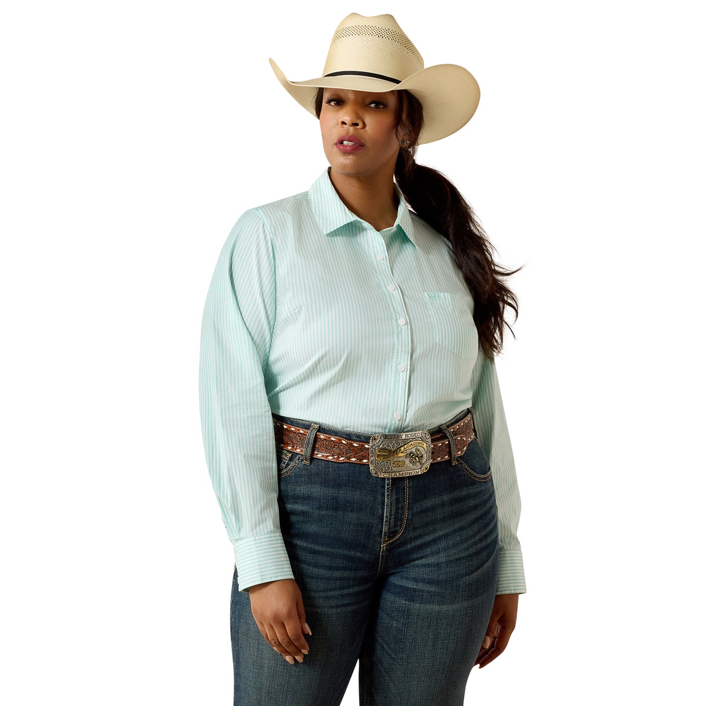 Ariat Women's Kirby Long Sleeve Shirt - Holiday Stripe