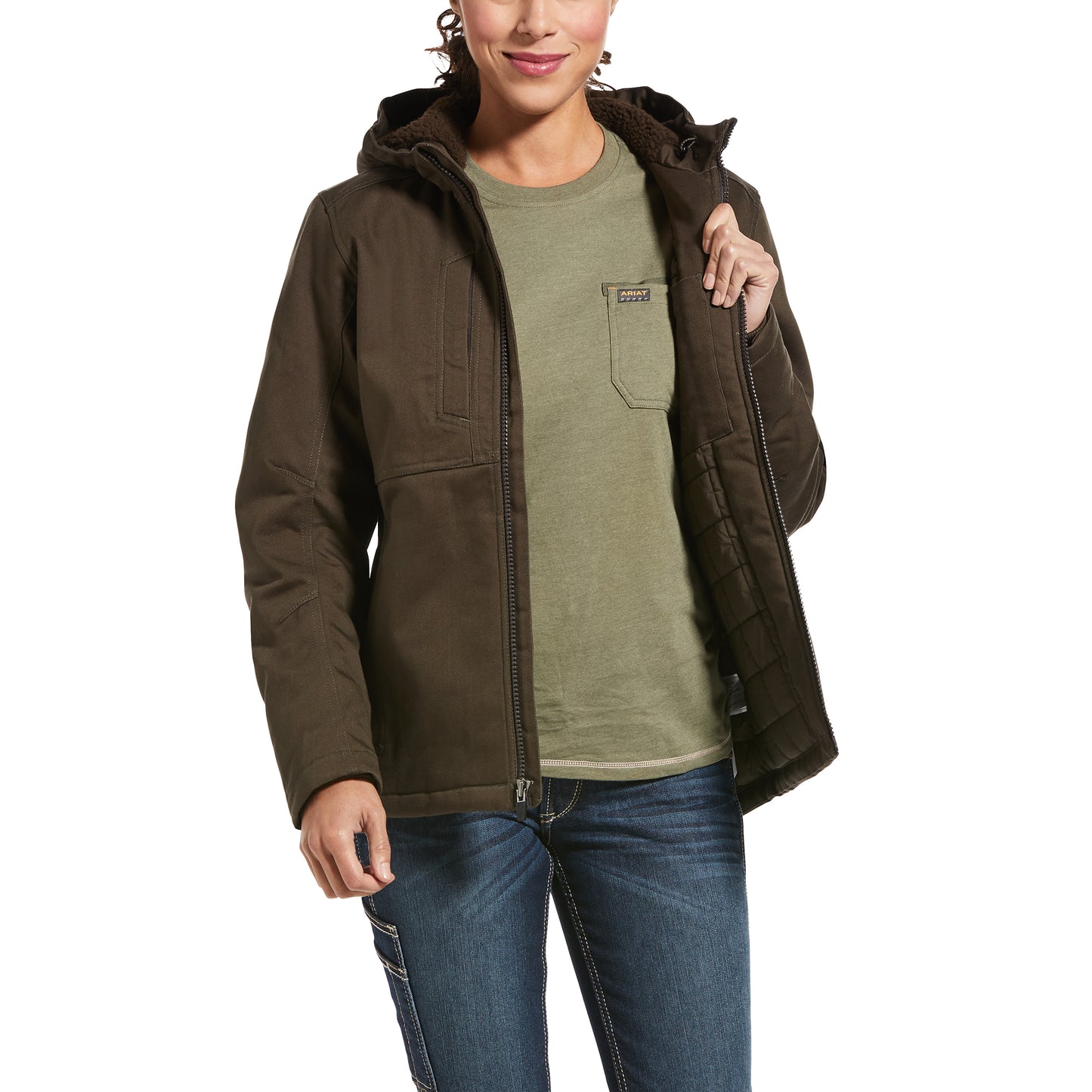 Ariat Women's Rebar Duracanvas Insulated Jacket - Wren