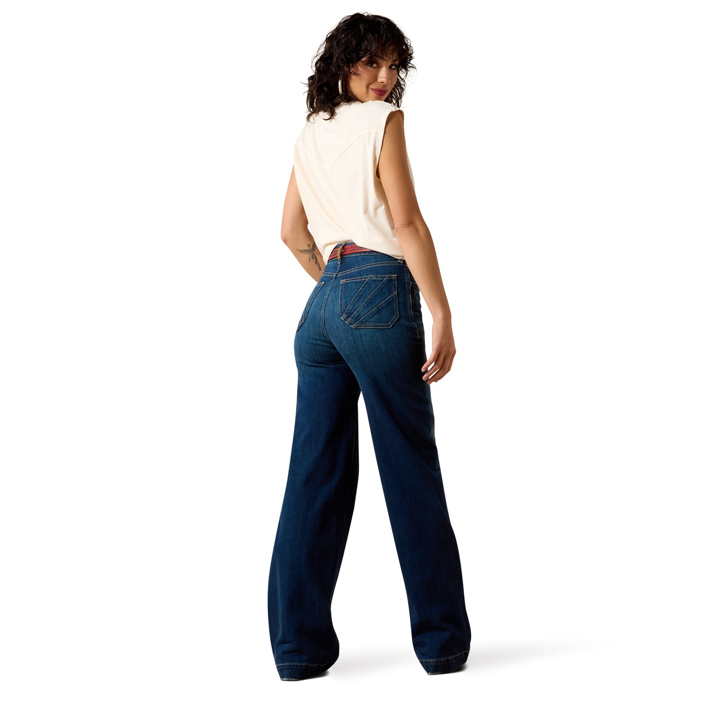 Ariat Women's Ultra High Rise Penelope Wide Leg Jeans - Lakewood