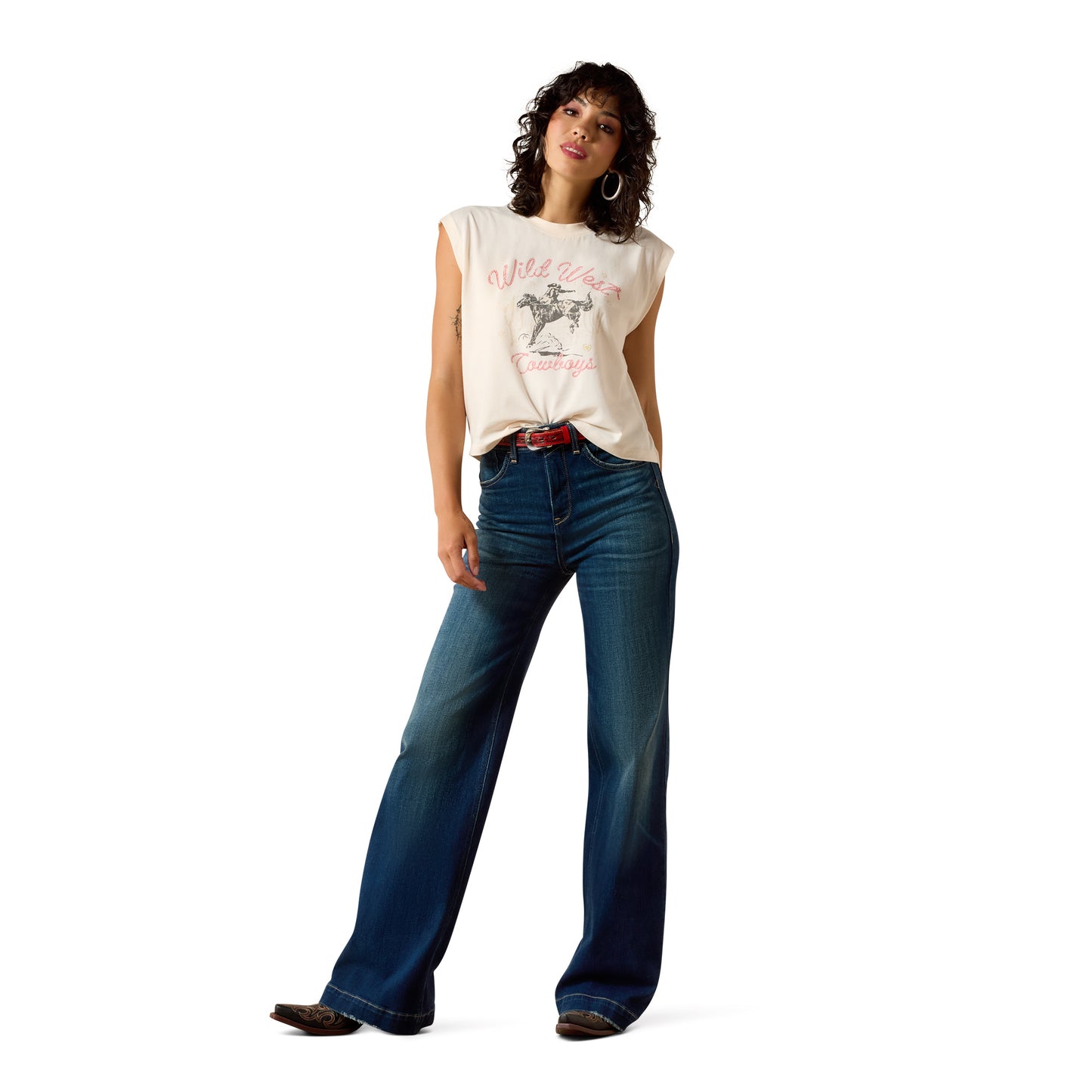 Ariat Women's Ultra High Rise Penelope Wide Leg Jeans - Lakewood