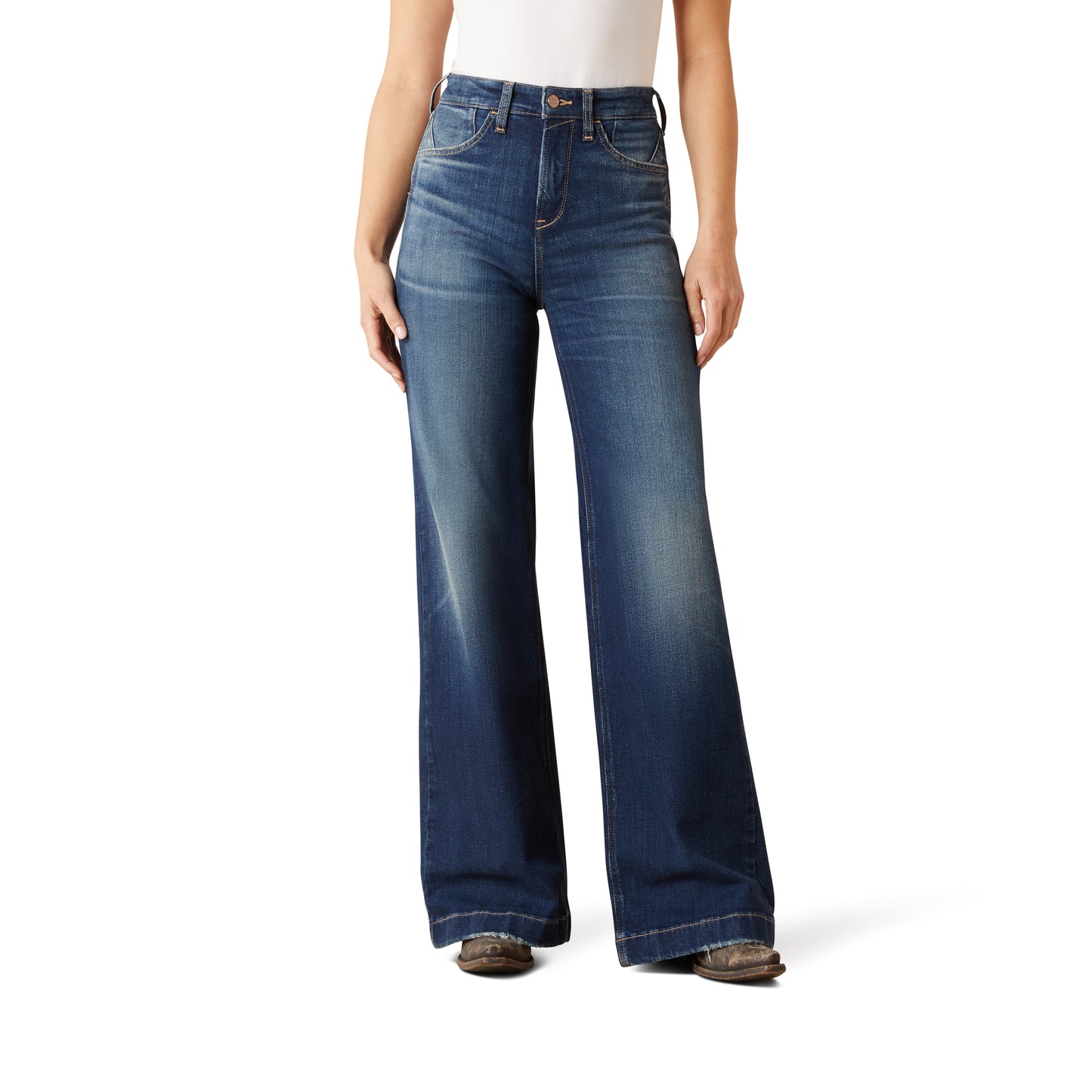 Ariat Women's Ultra High Rise Penelope Wide Leg Jeans - Lakewood