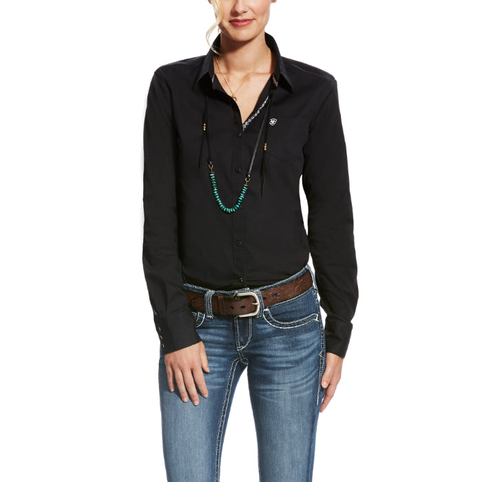 Ariat Women's Kirby Pro Long Sleeve Shirt - Black