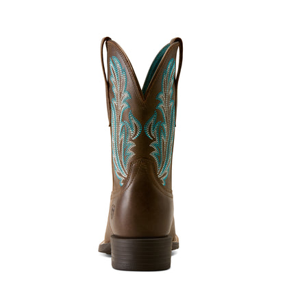 Ariat Ladies Round Up Filly Western Boot - Dark Cacao