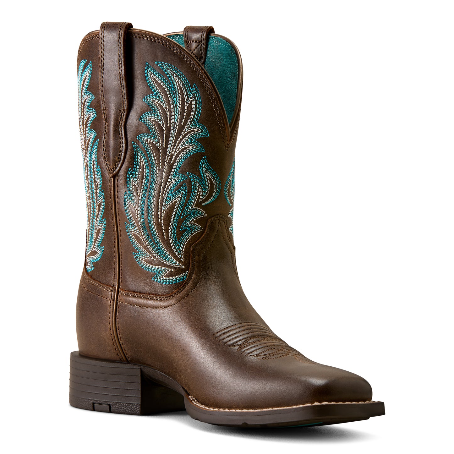 Ariat Ladies Round Up Filly Western Boot - Dark Cacao