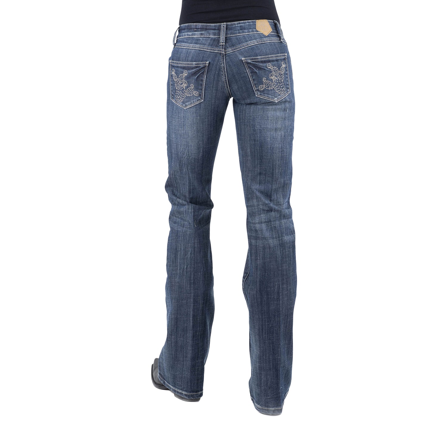 Tin Haul Women's Denim 280 Rosie Boot Cut - Cactus Blue 10-054-0280-2001