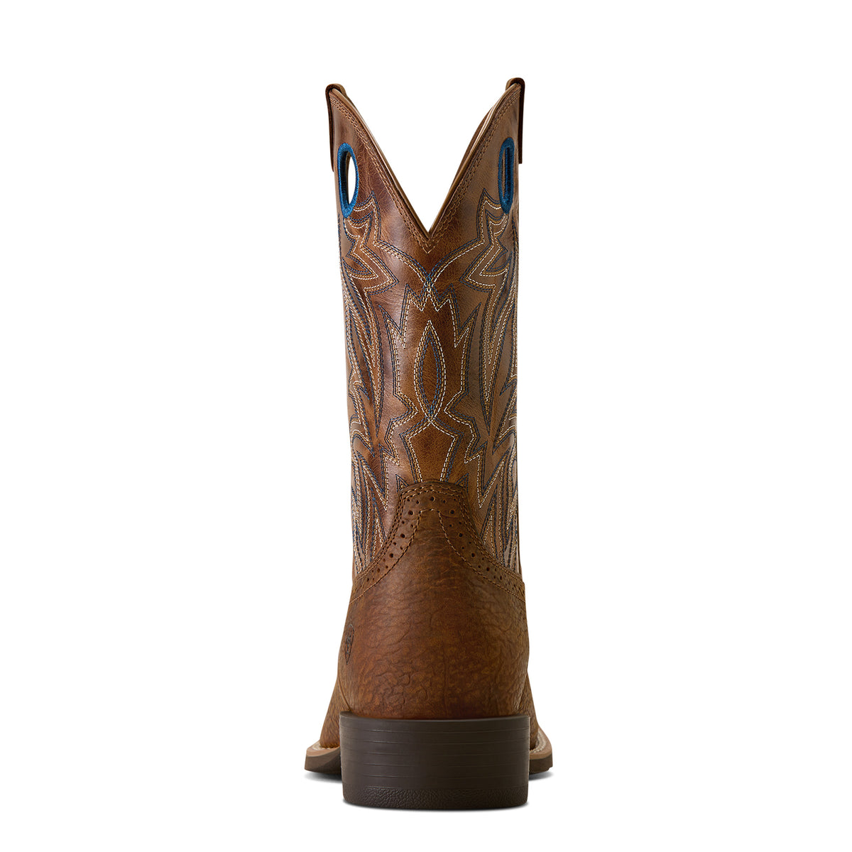 Ariat Men's Sport Sidebet Wide Square Toe Cowboy Boot - Toasted Grain/Dark Tan