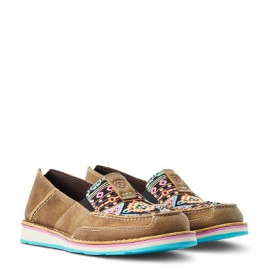 Ariat Wmns Cruisers Brown Bomber/ Neon Lights