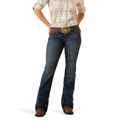 Ariat Women's Midrise Boot Cut Stretch Sonia Ocean