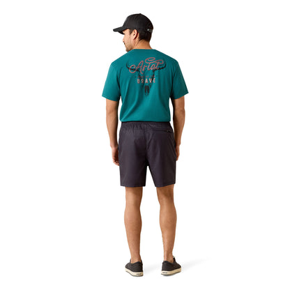 Ariat Men's The Weekender 6" Short - Black Abstract Print