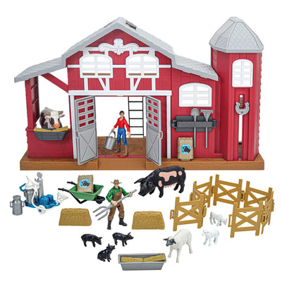 Big Country Toys 38 Piece Dairy Barn Playset