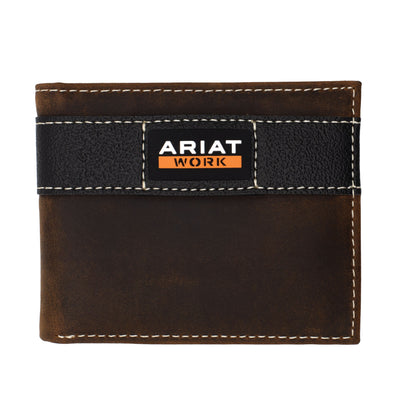Ariat Bi-Fold Work Wallet - Brown