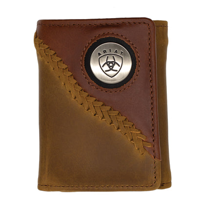 Ariat Tri-Fold Wallet - Two Toned Stitched WLT3113A