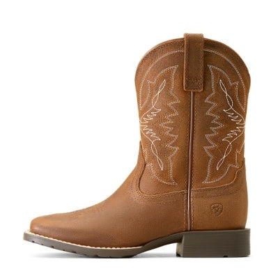Ariat Kids Hybrid Rancher Distressed Tan Boot