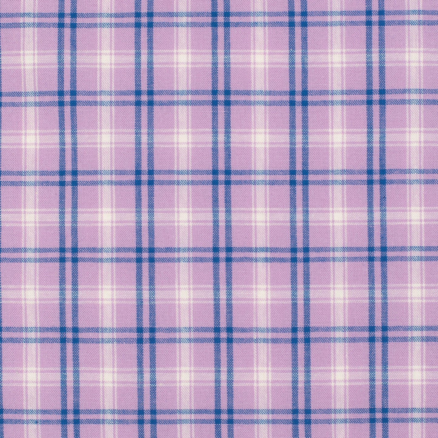 Just Country Women's Georgie Half Button Workshirt - Orchid & Royal Blue Check