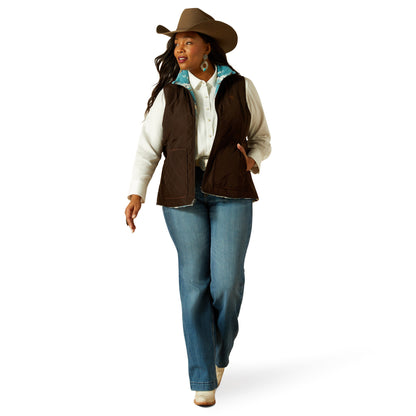 Ariat Women's Dilon Insulated Reversible Vest - Mole